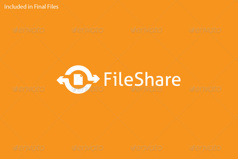 File Share Logo Template, Logo Templates GraphicRiver